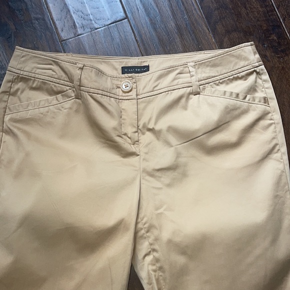 Willi Smith Khaki Women’s Capris Size 10 - Picture 2 of 5